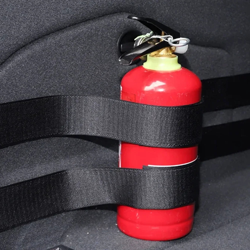 Elastic Car Trunk Storage Bag Organizer Fixing Belts 4/8 PCs lifestyle view