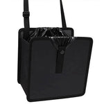 Waterproof Car Trash Can Organizer Black close-up view
