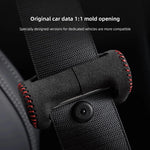 2Pcs Car Seat Belt Buckle Protector Cover for Mazda Models | Suede Accessories detail view