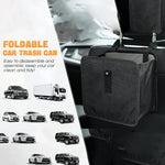Foldable Car Trash Can, Large Capacity Car Hanging Waterproof Leakproof Trash Can Sto alternate view