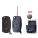 2 3 Bottons Upgrade Car Key Fob Case Shell Housing for Audi A2 A3 A4 A6 A8 TT B5 RS4 alternate view