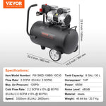 Air Compressor 750W-3000W Oil Free Quiet Portable Pump | Auto Repair & Tire Inflation alternate view