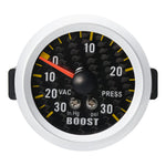 -30~30 PSI Auto Car Turbo Boost Gauge with Sensor and Pod Holder | 52mm Gauge for Gaso close-up view