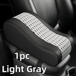 Thick Mesh Curved Car Center Console 7cm Heightening Pad Armrest Protection Pad with Storage and Comfortable Driving Interior