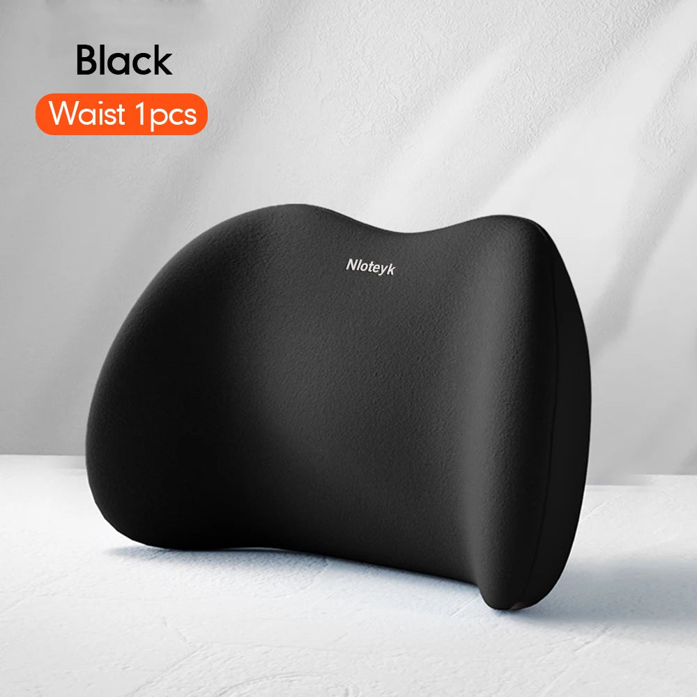 Car Universal Headrest Lumbar Memory Foam Cervical Lumbar Support Car Headrest Backrest detail view