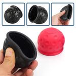 1PC Trailer Hitch Ball Cover Rubber Universal Tow Hitch Cap Protective Cover Dustproof A detail view