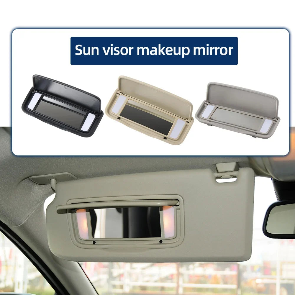 Car Sun Visor Mirror with Light Cover Designed for Volvo XC60 2013-2017 XC90 2013-2014 S80 2014-2015 Compatibility