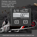 Digital Engine Tachometer and Hour Meter | LCD Display for Motorcycle, Marine, Chainsa close-up view