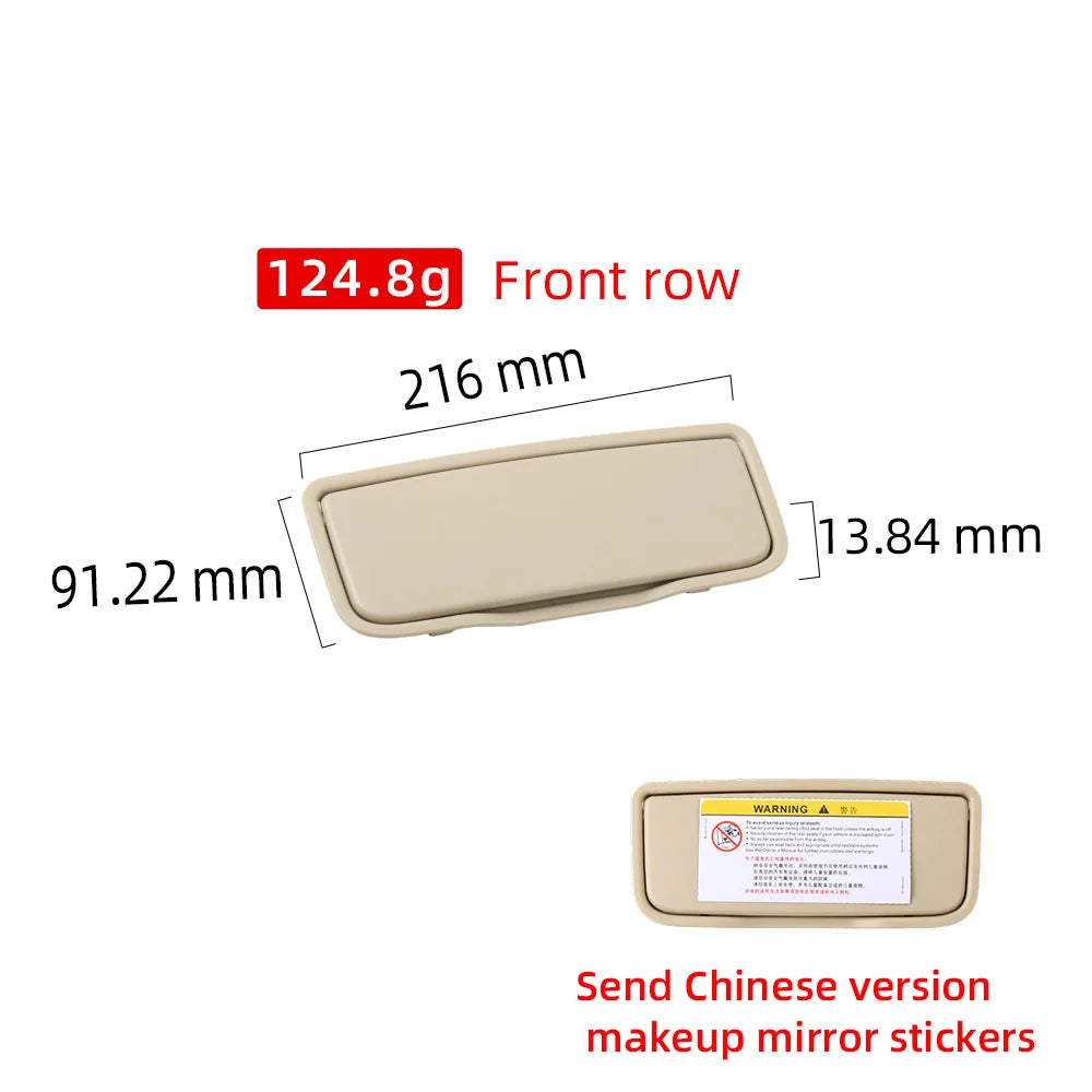 39819389 Car Front Sun Shade Visor Makeup Cosmetic Mirror Cover For Volvo XC60 2013-2017 XC90 2013-2014 S80 2014-2015