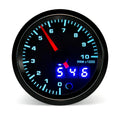 52mm 7 Colors LED Boost Water Oil pressure Voltmeter Air fuel Ratio EXT Temp Gauge Tachometer Dual Display Auto Car Gauge Pods