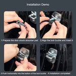 4pcs Car Door Lock Shock Absorber Silicone Cover Noise Reduction & Anti-Collision P additional angle