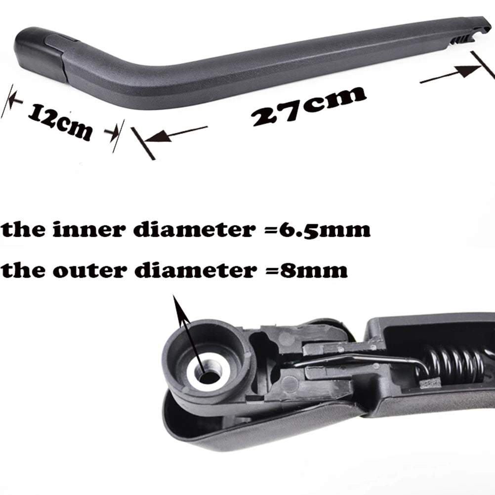 Xukey Rear Wiper Arm and Blade Kit for Toyota Yaris Japan Built 1999-2005 | Direct Re lifestyle view