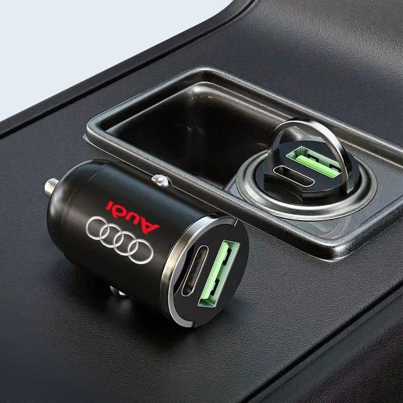 1Pcs Car Charger USB Type-C Fast Charging Adapter For Audi sline TT Q2 Q3 Q5 Q7 Q8 A3 alternate view