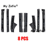 For Leapmotor T03 2025 2026 Car Door Strip Threshold Sill Protector Cover Carbon Fi additional angle