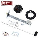 Universal 52mm Fuel Level Gauge with White LED Light | 12V Car Vehicle Meter