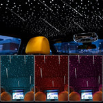 LED Star Roof Starlight Headliner – 16W RGB Fiber Optic Lamp with APP, Voice & Remo additional angle