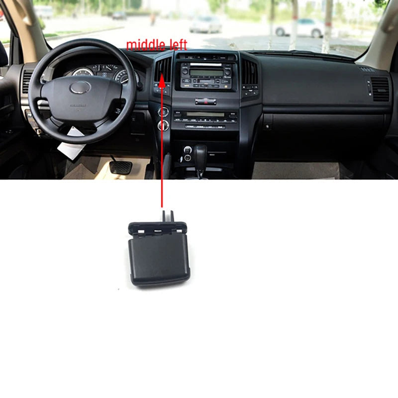 For Toyota Land Cruiser LC200 FJ200 2008-2017 Car Front Dashboard Air Conditioner Outlet A/C Air Conditioning Vents Tab Clip