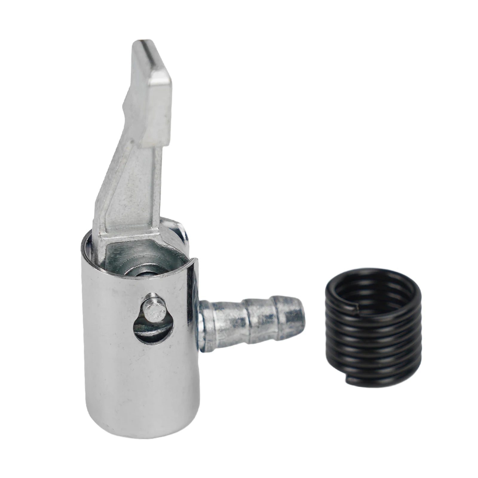 1/2pcs 1/4 Lock On Air Chuck Car Truck Tyre Inflator Valve Air Pump Clip Nozzle Metal Ad detail view