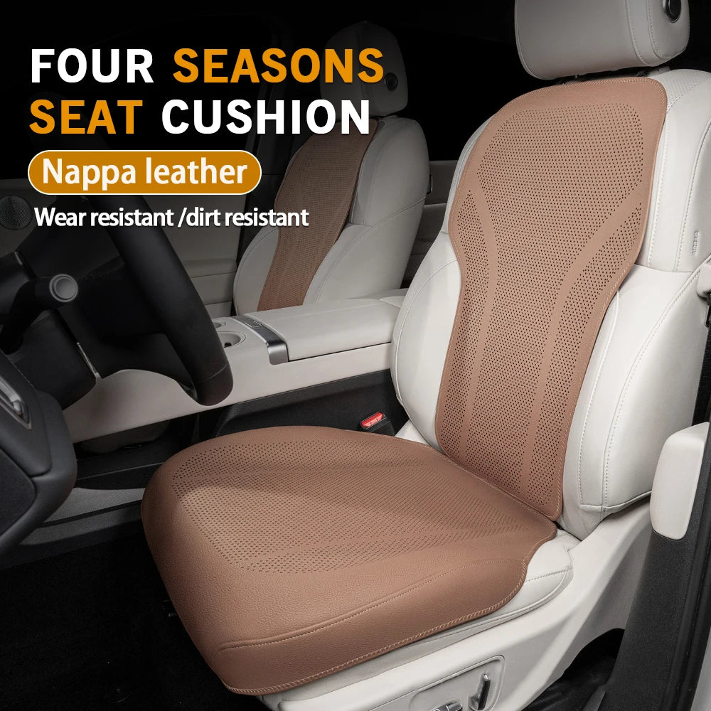 Car Seat Cushion Artificial Leather Breathable Four Seasons