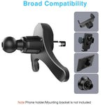 Universal Car Air Vent Clip 17mm Ball Head | Adjustable Metal Hook for Phone Holder & alternate view