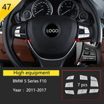 Car Interior Front Reading Lampshade, Lamp Decoration Frame For BMW 5 Series F10 F11 F close-up view