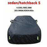 Universal Full Car Cover | Outdoor Sun Snow UV Protection for SUV Sedan S-XXL detail view