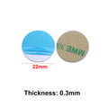 10pcs Silver Magnetic Metal Plates for Car Phone Holder | Universal Iron Sheet Mount K close-up view