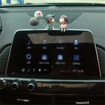 Cute Ornaments Couple Action Figurines Balloons For Car Dashboard Decoration detail view