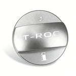 Alloy Car Fuel Cap Oil Box Lid Petrol Tank Covers For Volkswagen VW T-ROC Tiguan Je additional angle