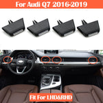 Front Left Right Middle Air Conditioner Outlet AC Vent Grille Slider Clip Adjust Knob For Audi Q7 2016 2017 2018 2019