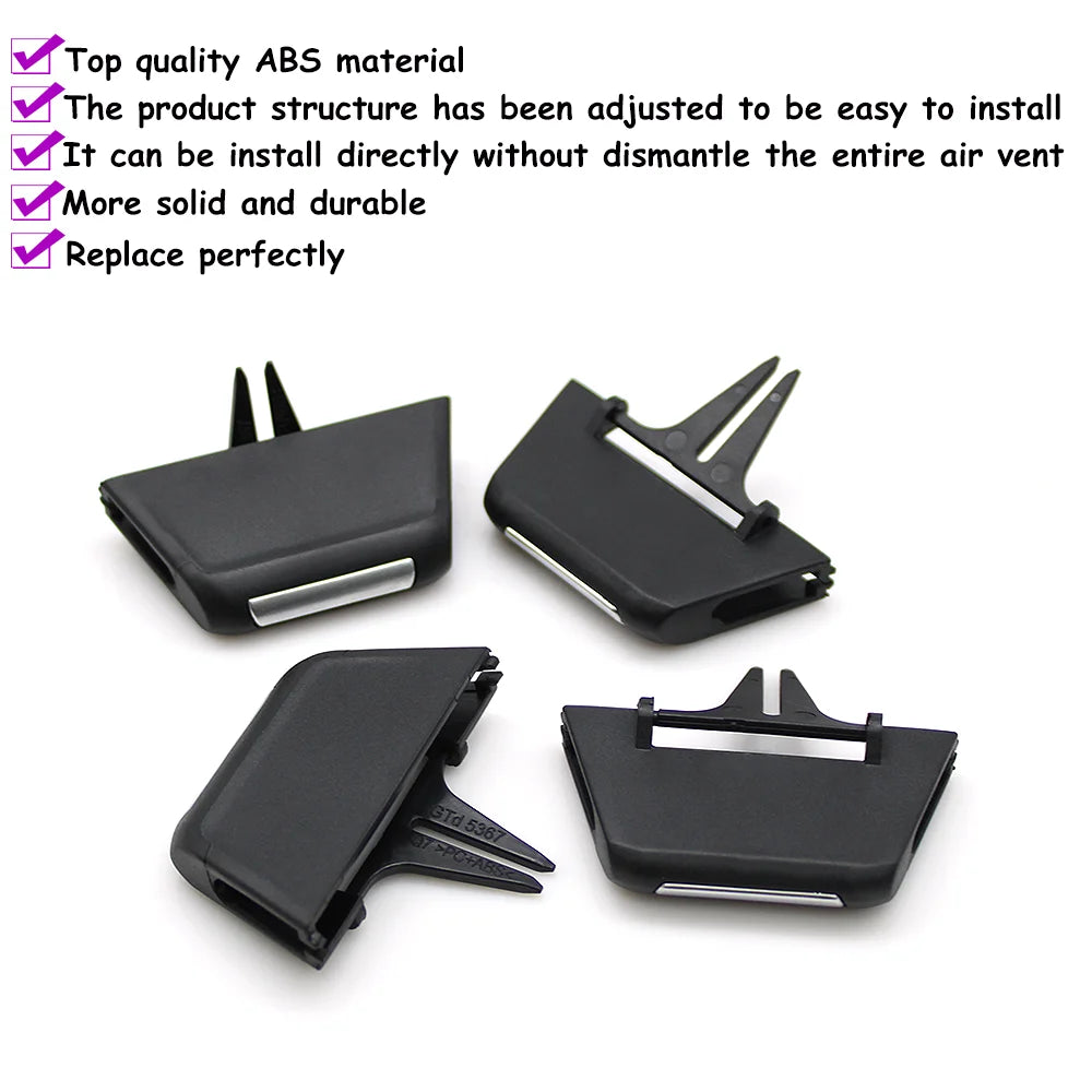 Q7 Car Interior Front Left Right Middle Air Vent Grille AC Tab Clip Slider Repair Kit For Audi 2016-2019 4M1820901