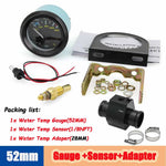 52mm Digital Water Temp Gauge 40-120℃/100-250℉ | Dual Unit Auto Temperature Monitor f lifestyle view
