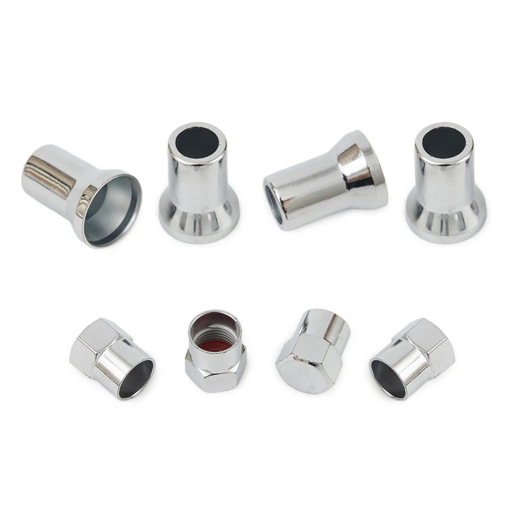 TR413 Chrome Tire Valve Stem Covers | 24-Pack Hex Sleeve Set for Car Truck SUV lifestyle view