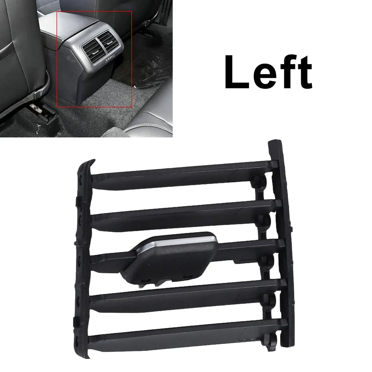 Car Interior Rear AC Air Vent Center Air Vent Grill OEM Part Number 5G0819203 Stable Characteristics Brand New