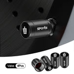 4Pcs Car Tire Valve Caps Metal Dust Proof Caps | Universal Fit for Most Vehicles