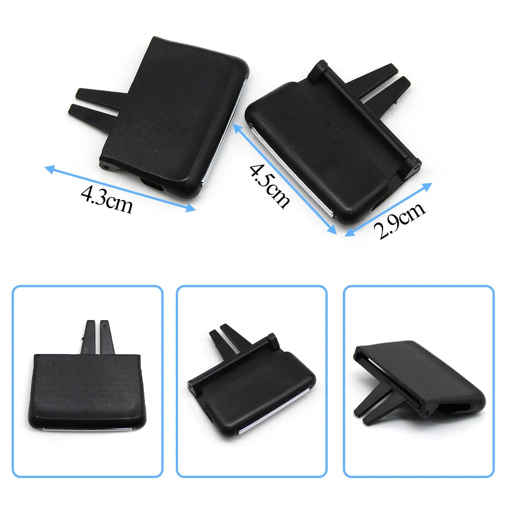LHD RHD Car Front Left Right Middle Air Conditionner AC Vent Grille Outlet Tab Clip Slider For Skoda Octavia 2015-2021 5E0819701