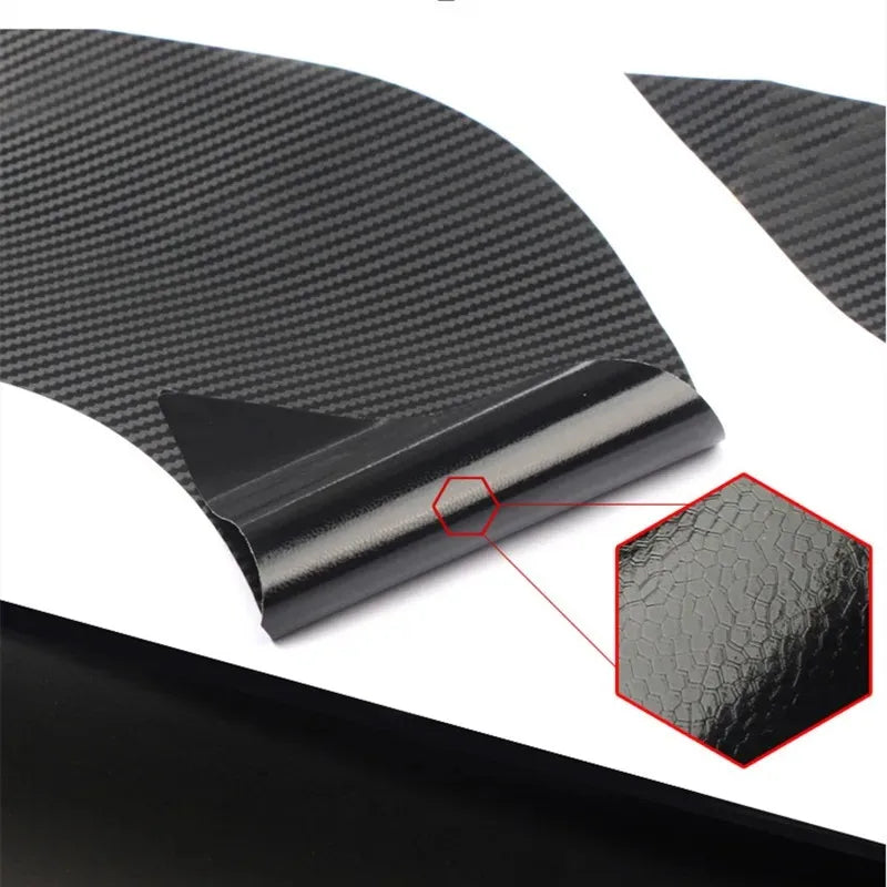 4 Pieces of Car Door Handle Protective Film, Carbon Fiber Stickers, Scratch Resista additional angle