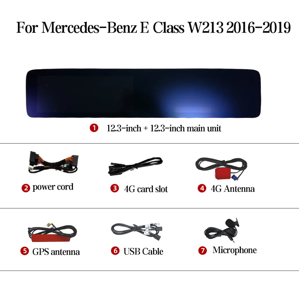 24.6 Inch Dual Screen Car Radio for Mercedes S Class W222 2014-2017 | CarPlay GPS Mul lifestyle view