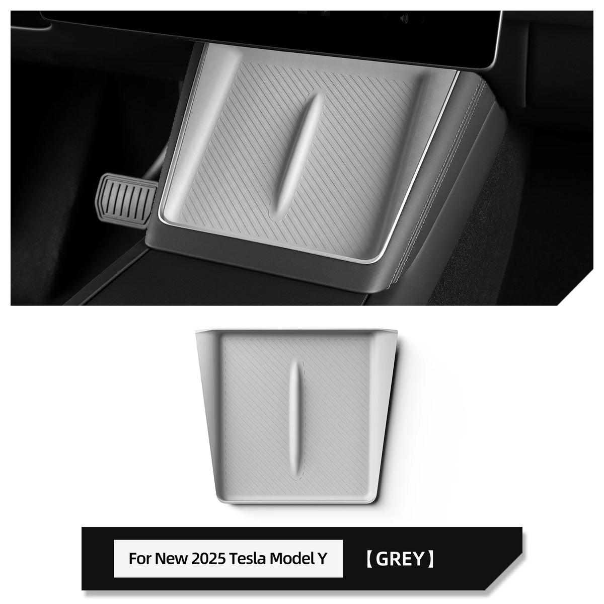 LUCKEASY for Tesla Model Y Juniper/Launch 2025 2026 Anti-skid Pad Wireless Charging P alternate view