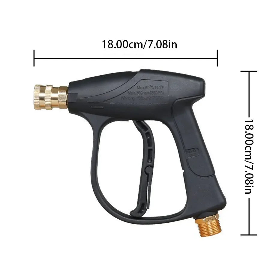 High Pressure Car Wash Water Gun | Aluminum Core with Quick Insertion and Five-Colo additional angle