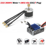 2322 2600KV 2830 2400KV Brushless Motor AM32 45A for 1/12 RC Crawler Car Off Road Car MN82 MN168 MN78 MN86 MN128 Power Kit