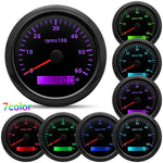 HD 85mm Tachometer with LCD Hourmeter | 7 Color Backlight Tacho Gauge for Marine Boat lifestyle view