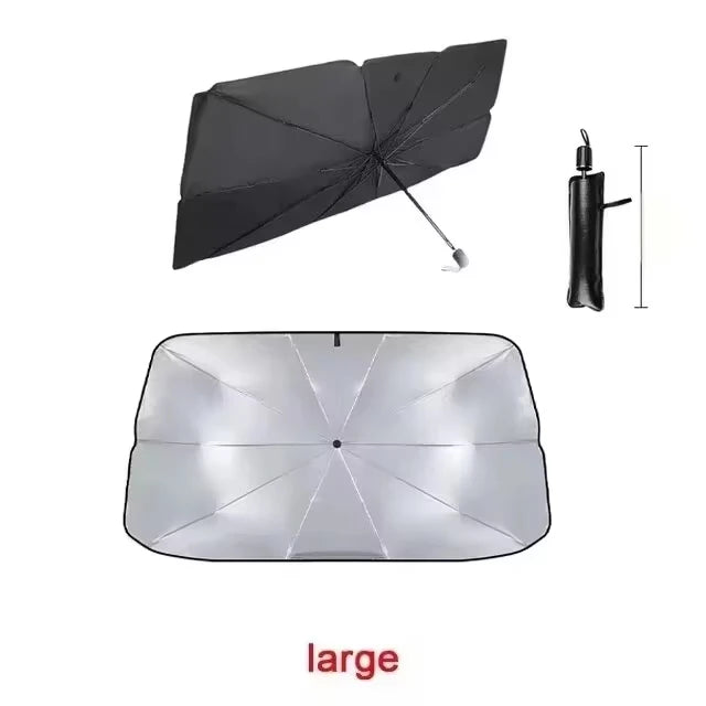 Car Sunshade Umbrella Car Sun Shade Protector Parasol Summer Sun Interior Windshiel additional angle