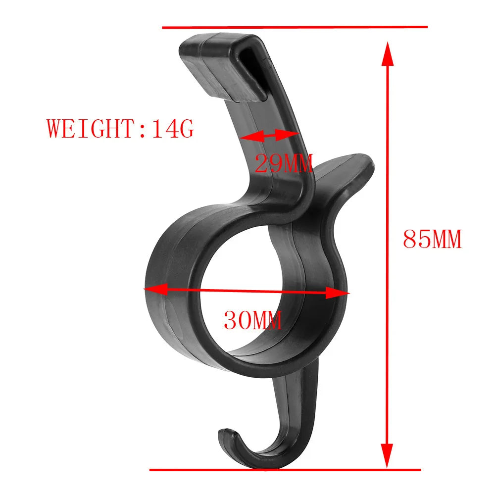 Car Seat Back Organizer with Hooks for Umbrella Towel Fishing Rod lifestyle view
