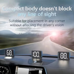 Universal Car Speedometer HUD GPS Head-Up Display | Windshield Speed Projection for V alternate view