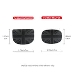 Leather Car Rear Seat Back Handle Decal Cover Protective Sticker For Mini Cooper R56 R55 F56 F57 Interior Decorative Accessories
