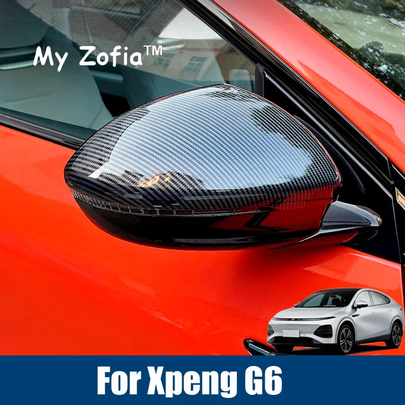 For Xpeng G6 2024 2025 2026 Car Rearview mirror protective cover reverse mirror anti scratch shell modification Accessories