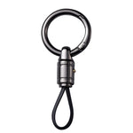 Car Key Chain Pendant Metal Simple Key Chain Men's Waist Hanging Buckle Ring Pendant lifestyle view