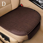 Car Breathable Flax Seat Cover Universal Front Seat Anti Dust Anti Scratch Protector alternate view