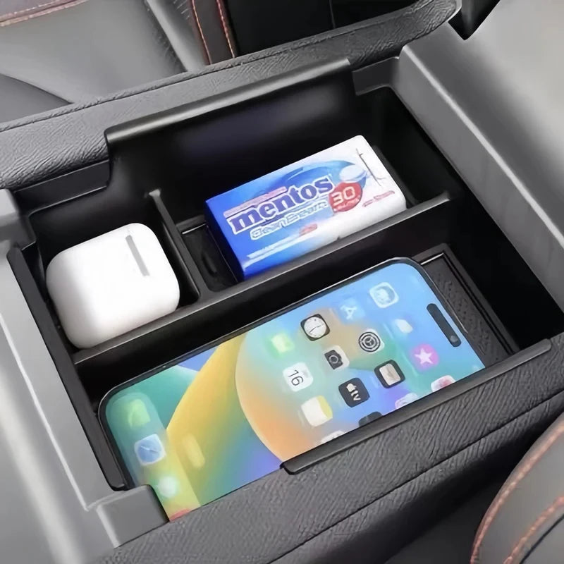 Car Storage Box for BYD Shark 6 2024~2026 2025 Rubber Mat Silicone Cup Holder Armrest Ce detail view